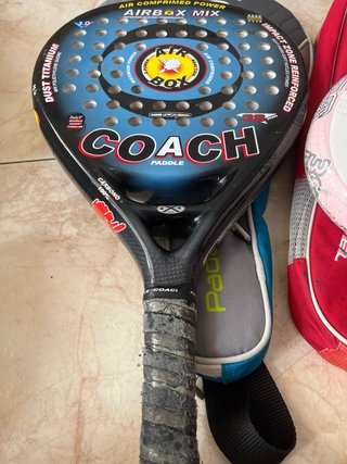 Lote 4 Raquetas de Pádel con Fundas. 10 cada una