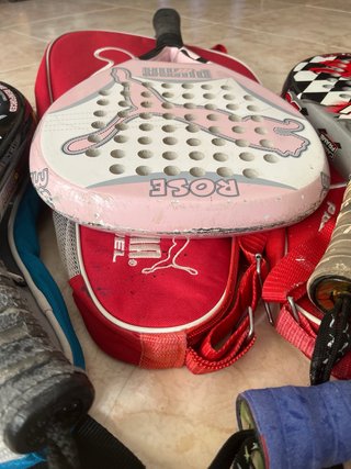 Lote 4 Raquetas de Pádel con Fundas. 10 cada una