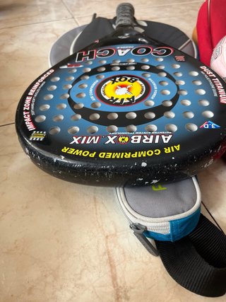 Lote 4 Raquetas de Pádel con Fundas. 10 cada una