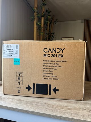 Microondas Candy MIC 201 EX 20L 800W Grill