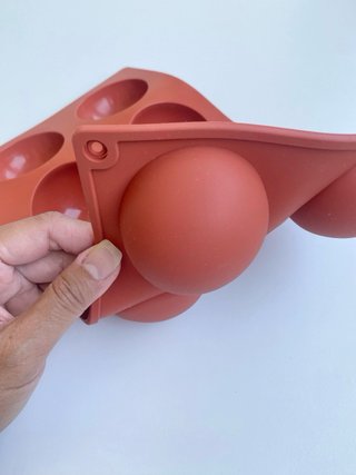 Molde Repostería Silicona Semiesferas