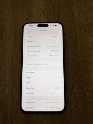 iPhone 15 Pro Max 512 GB Space Gray