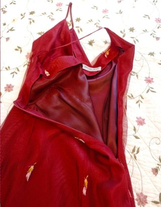 Vestido rojo fiesta talla S