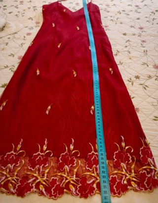 Vestido rojo fiesta talla S