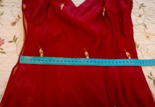 Vestido rojo fiesta talla S