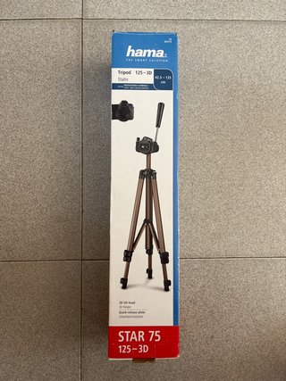 Trípode Hama STAR 75 125-3D