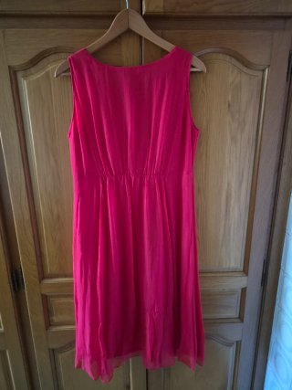 Vestido Seda Rojo Amitie Rojo Talla M