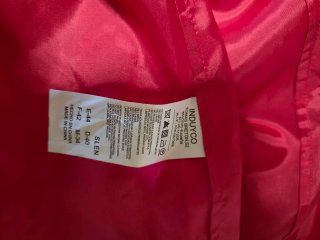 Vestido Seda Rojo Amitie Rojo Talla M