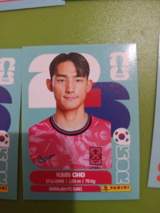 Cromos Panini Mundial 2026 Corea