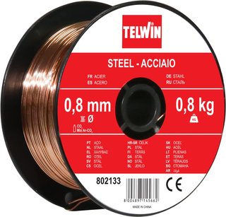 Telwin 802395 bobina hilo soldar acero