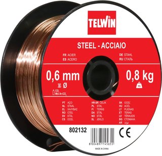 Telwin 802395 bobina hilo soldar acero