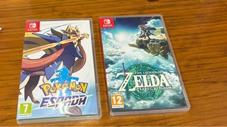 Pokemon Espada y Zelda Tears of the Kingdom Switch