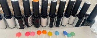 Esmaltes Semipermanentes Michelle (Rojo/Rosa)