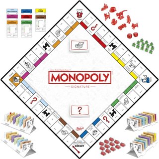 - Monopoly juego mesa familiar diseño premium