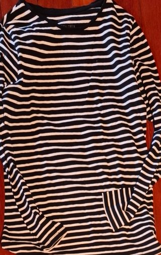 Camiseta de algodón a rayas Primark Talla L