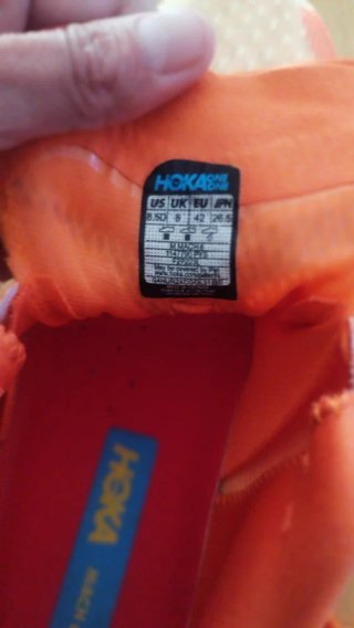 Zapatillas Hoka Naranja y Amarillo