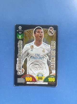 Cromo Cristiano Ronaldo Balón de Oro 17/18