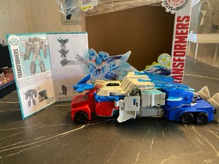 Transformers con spada blu