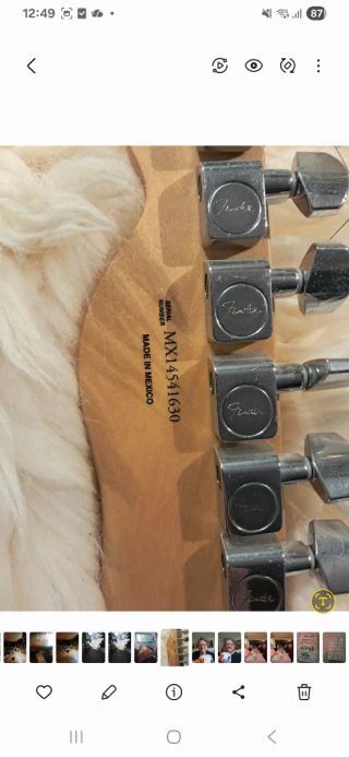 Guitarra Fender Telecaster Negra