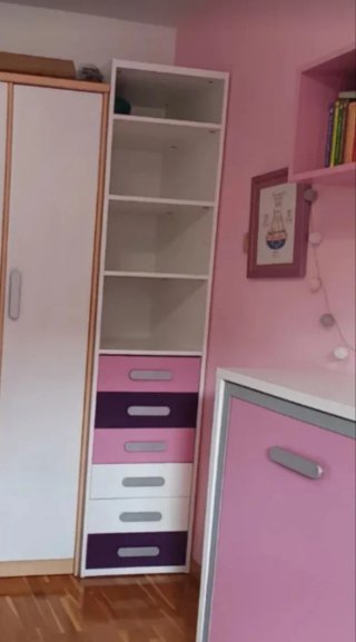 Habitación con 1 cama abatible