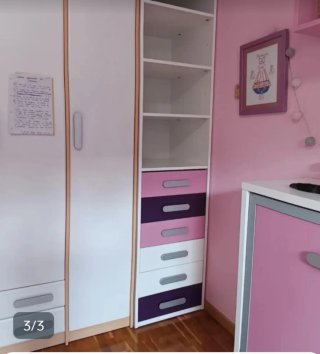 Habitación con 1 cama abatible