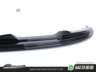 SPOILER DELANTERO PARA BMW SERIE 3 E90/E91 2008-2012 NEGRO BRILLO