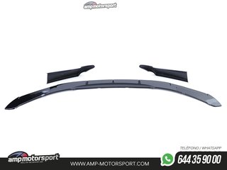 SPOILER DELANTERO PARA BMW SERIE 1 F20/F21 2010-2015 NEGRO BRILLO