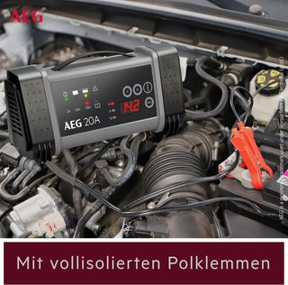 AEG cargador batería microprocesador 9 niveles