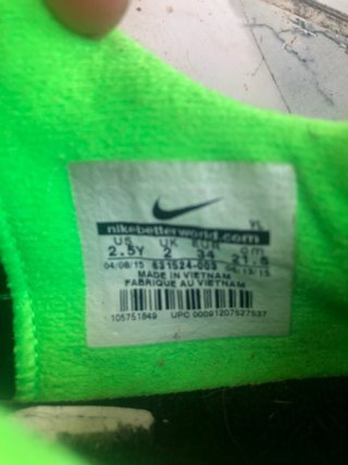 Nike Minitacos Futbol Niño Talla 34