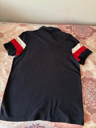 Polo Hombre Azul y Rojo