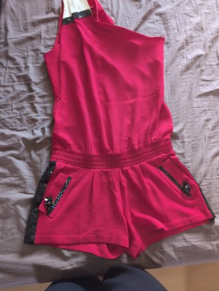 Mono corto Concept Privee rojo talla S
