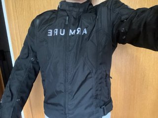 Chaqueta Moto Armure Hamo Waterproof Negra