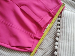 Pantalón Uterqüe tobillero fucsia
