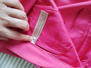 Pantalón Uterqüe tobillero fucsia