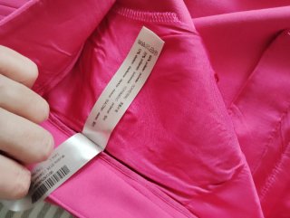 Pantalón Uterqüe tobillero fucsia