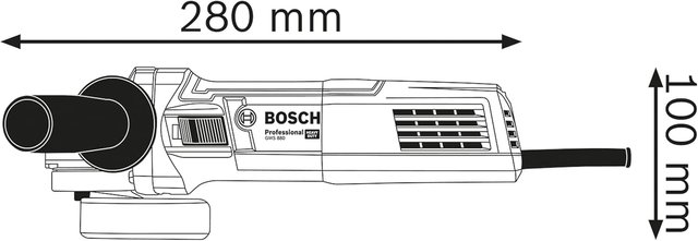 Bosch Professional amoladora angular GWS 880
