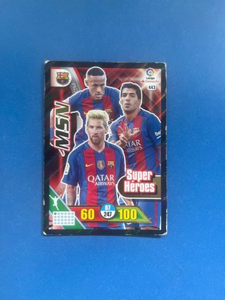 Cromo MSN Barça Super Heroes 16/17