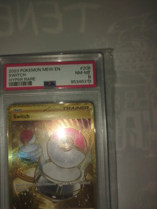 Carta Pokemon Switch PSA 8 NM-MT