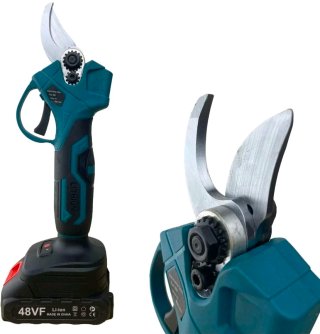 Motosega + Cesoia + 2 Batterie 48v kit Potatura