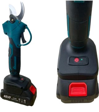 Motosega + Cesoia + 2 Batterie 48v kit Potatura