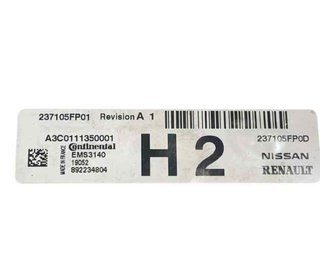 Centralita motor nissan 115724 237105fp0d micra v