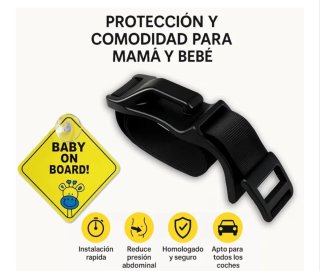 Cinturón de seguridad para embarazadas