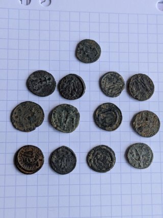 Lote monedas antiguas