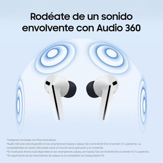 Samsung auriculares inalámbricos audio cancelación