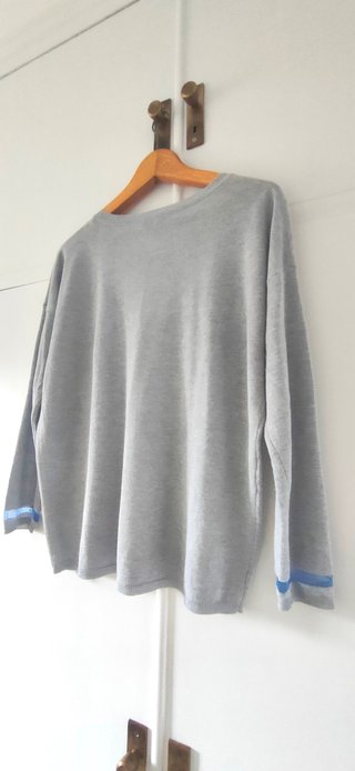 Jersey Sinéquanone LOVE gris-azul