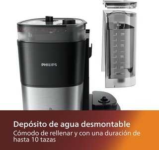 Philips cafetera goteo molinillo jarra