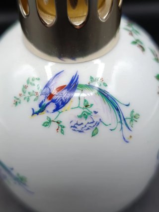 Lámpara Berger Limoges Porcelana y Metal