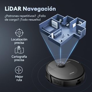 Ultenic robot aspirador fregasuelos navegación