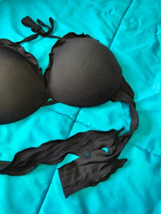 Top Bikini Push Up Calzedonia Negro Talla 90