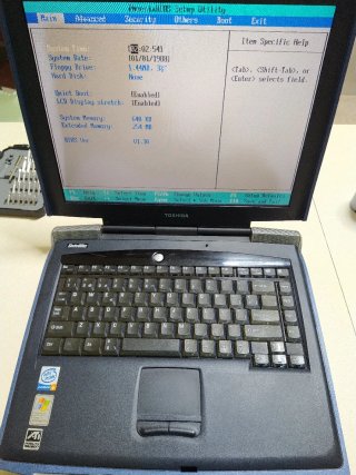 Portatile Toshiba Satellite S1900-102 Blu Marina